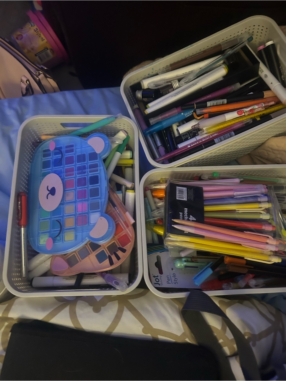 Art supplies.